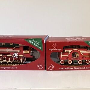 Ginger Cottages Train Set of 5